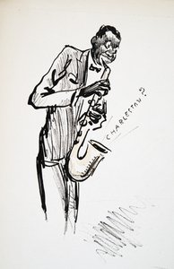 Saxophonist, from White Bottoms, pub. 1927